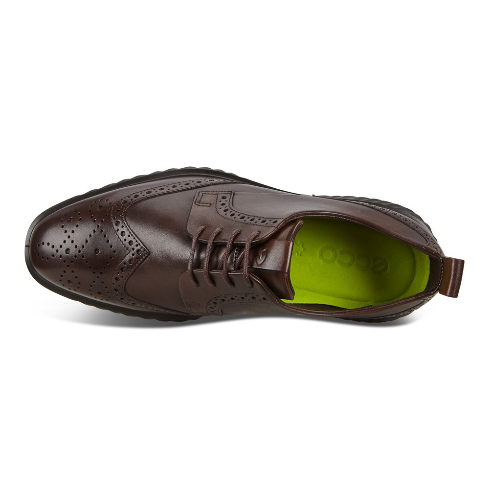 Zapatos Brogue Hombre - ECCO St.1 Hybrid Lite Wingtip - Marrom - SPD572016